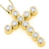 Large 14K Yellow Gold Round Diamond Cross Pendant For Men 2.75ct 2 Large 14K Yellow Gold Round Diamond Cross Pendant For Men 2.75ct -H'Hen Sale Store 14k gold round diamond cross pendant 275ct p 26515 ye