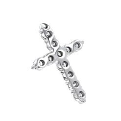 14K Yellow Gold Round Diamond Cross Pendant 3.30ct 11 14K Yellow Gold Round Diamond Cross Pendant 3.30ct -H'Hen Sale Store 14k gold round diamond cross pendant 330ct p 26505 backwh