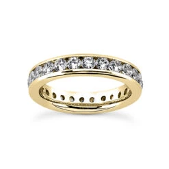 14K White Gold Round Diamond Eternity Band 2.20ct 12 14K White Gold Round Diamond Eternity Band 2.20ct -H'Hen Sale Store 14k gold round diamond eternity band 220ct p 24825 yellow 20220426