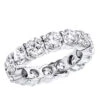 14K White Gold Round Diamond Eternity Band 5.85ct