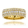 14K Yellow Gold Round Diamond Eternity Band 2 Carat Ring By Luxurman -H'Hen Sale Store 14k gold round diamond eternity ring 201ct p 24908 ye