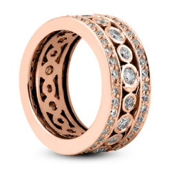 14K White Gold Round Diamond Eternity Ring 2.48ct 16 14K White Gold Round Diamond Eternity Ring 2.48ct -H'Hen Sale Store 14k gold round diamond eternity ring 248ct p 24900 back rose 20220426