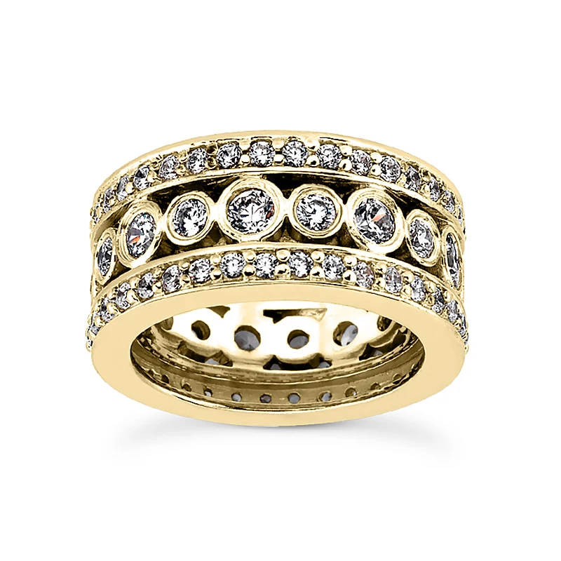 14K White Gold Round Diamond Eternity Ring 2.48ct 4 14K White Gold Round Diamond Eternity Ring 2.48ct - Image 2
