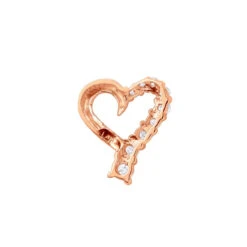 14K Yellow Gold Round Diamond Floating Heart Pendant 0.25ct 15 14K Yellow Gold Round Diamond Floating Heart Pendant 0.25ct -H'Hen Sale Store 14k gold round diamond floating heart pendant 025ct p 27715 backro 20191215