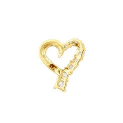 14K Yellow Gold Round Diamond Floating Heart Pendant 0.25ct 14 14K Yellow Gold Round Diamond Floating Heart Pendant 0.25ct -H'Hen Sale Store 14k gold round diamond floating heart pendant 025ct p 27715 backye 20191215