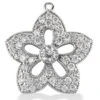 14K White Gold Round Diamond Flower Pendant 0.83ct -H'Hen Sale Store 14k gold round diamond flower pendant 083ct p 27378 white 20220426
