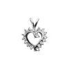 14K White Gold Round Diamond Heart Necklace 0.36ct -H'Hen Sale Store 14k gold round diamond heart necklace 036ct p 27761 white 20220426