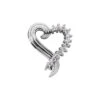 14K White Gold Unique Round Diamonds Heart Pendant 0.39ct 2 14K White Gold Unique Round Diamonds Heart Pendant 0.39ct -H'Hen Sale Store 14k gold round diamond heart necklace 039ct p 27763 white 20220426