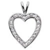 14K White Gold Round Diamond Heart Necklace 0.72ct 2 14K White Gold Round Diamond Heart Necklace 0.72ct -H'Hen Sale Store 14k gold round diamond heart necklace 072ct p 27755 white 20220426