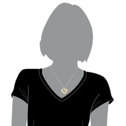 14K Yellow Gold Round Diamond Heart Necklace 2.64ct 11 14K Yellow Gold Round Diamond Heart Necklace 2.64ct -H'Hen Sale Store 14k gold round diamond heart necklace 264ct p 27747 bodye