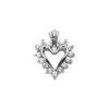 Small 14K White Gold Round Diamond Heart Pendant 0.24ct 2 Small 14K White Gold Round Diamond Heart Pendant 0.24ct -H'Hen Sale Store 14k gold round diamond heart pendant 024ct p 27732 white 20220426