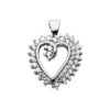 14K White Gold Round Diamond Heart Pendant 0.68ct 1 14K White Gold Round Diamond Heart Pendant 0.68ct -H'Hen Sale Store 14k gold round diamond heart pendant 068ct p 27776 white 20220426