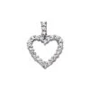 14K White Gold Round Diamond Open Heart Pendant With Encrusted Bail 1.60ct 2 14K White Gold Round Diamond Open Heart Pendant With Encrusted Bail 1.60ct -H'Hen Sale Store 14k gold round diamond heart pendant 160ct p 27677 white 20220426
