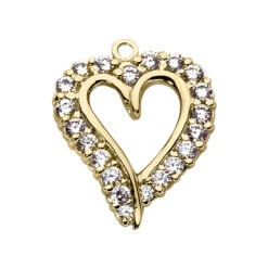 14K White Gold Round Diamond Open Heart Pendant 1.60ct 5 14K White Gold Round Diamond Open Heart Pendant 1.60ct -H'Hen Sale Store 14k gold round diamond heart pendant 160ct p 27821 yellow 20220426