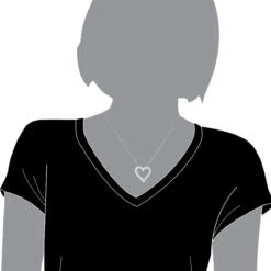 14K White Gold Round Diamond Heart Pendant 3.60ct 29mm -H'Hen Sale Store 14k gold round diamond heart pendant 360ct p 27692 bodwh