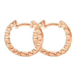 14K Yellow Gold Round Diamond Hoop Huggie Earrings 0.16ct 15 14K Yellow Gold Round Diamond Hoop Huggie Earrings 0.16ct -H'Hen Sale Store 14k gold round diamond hoop huggie earrings 016ct p 6827 backro