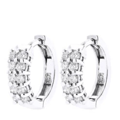 14K Yellow Gold Round Diamond Huggie Earrings 0.44ct 10 14K Yellow Gold Round Diamond Huggie Earrings 0.44ct -H'Hen Sale Store 14k gold round diamond huggie earrings 044ct p 6032 wh