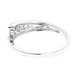 14K White Gold Round Diamond Ladies Ring 0.31ct -H'Hen Sale Store 14k gold round diamond ladies ring 031ct p 29211 backwh