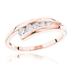 14K White Gold Round Diamond Ladies Ring 0.31ct -H'Hen Sale Store 14k gold round diamond ladies ring 031ct p 29211 ro