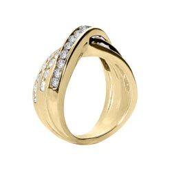 14K White Gold Round Diamond Ladies Ring 1.19ct 9 14K White Gold Round Diamond Ladies Ring 1.19ct -H'Hen Sale Store 14k gold round diamond ladies ring 119ct p 29486 back yellow