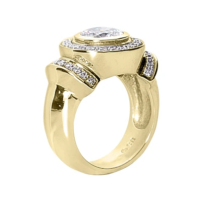 14K White Gold Round Diamond Ladies Ring 1.34ct 6 14K White Gold Round Diamond Ladies Ring 1.34ct - Image 4