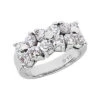 14K White Gold Round Diamond Ladies Ring 1.80ct