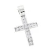 14K White Gold Round Diamond Mini Cross Pendant 0.85ct -H'Hen Sale Store 14k gold round diamond mini cross pendant 085ct p 6571 wh