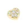 Small 14K Yellow Gold Round Diamond Pave Heart Pendant 0.16ct 1 Small 14K Yellow Gold Round Diamond Pave Heart Pendant 0.16ct -H'Hen Sale Store 14k gold round diamond pave heart pendant 016ct p 27725 ye