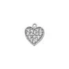 14K White Gold Round Diamond Pave Heart Pendant 0.22ct -H'Hen Sale Store 14k gold round diamond pave heart pendant 022ct p 27773 white 20220426