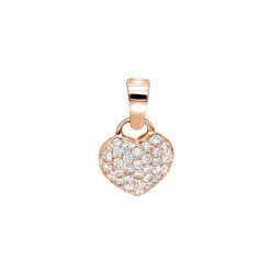 14K White Gold Round Diamond Pave Heart Pendant 0.50ct 3/8in (10mm) 10 14K White Gold Round Diamond Pave Heart Pendant 0.50ct 3/8in (10mm) -H'Hen Sale Store 14k gold round diamond pave heart pendant 050ct p 27697 ro