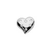 14K White Gold Round Diamond Puffed Heart Pendant 0.12ct -H'Hen Sale Store 14k gold round diamond puffed heart pendant 012ct p 27816 white 20220426