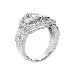 14K White Gold Round Diamond Right Hand Ladies Ring 1.45ct -H'Hen Sale Store 14k gold round diamond right hand ladies ring 145ct p 29819 back white