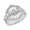 14K White Gold Round Diamond Right Hand Ladies Ring 1.45ct -H'Hen Sale Store 14k gold round diamond right hand ladies ring 145ct p 29819 white