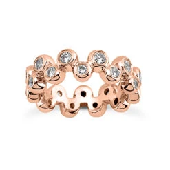 14K White Gold Round Diamonds Eternity Band 0.99ct -H'Hen Sale Store 14k gold round diamonds eternity band 099ct p 24834 rose 20220426