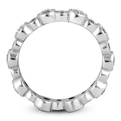 Thin 14K White Gold Round Diamonds Eternity Ring 1.30ct -H'Hen Sale Store 14k gold round diamonds eternity ring 130ct p 24870 additional white