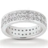14K White Gold Round Diamonds Eternity Ring 1.56ct -H'Hen Sale Store 14k gold round diamonds eternity ring 156ct p 24868 white 20220426