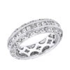 14K White Gold Round Princess Diamond Eternity Band 1.95ct -H'Hen Sale Store 14k gold round princess diamond eternity band 195ct p 6290 wh