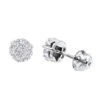 14K White Gold Round Prong Diamond Cluster Earrings 0.63ct 1 14K White Gold Round Prong Diamond Cluster Earrings 0.63ct -H'Hen Sale Store 14k gold round prong diamond cluster earrings 063ct p 5811 wh