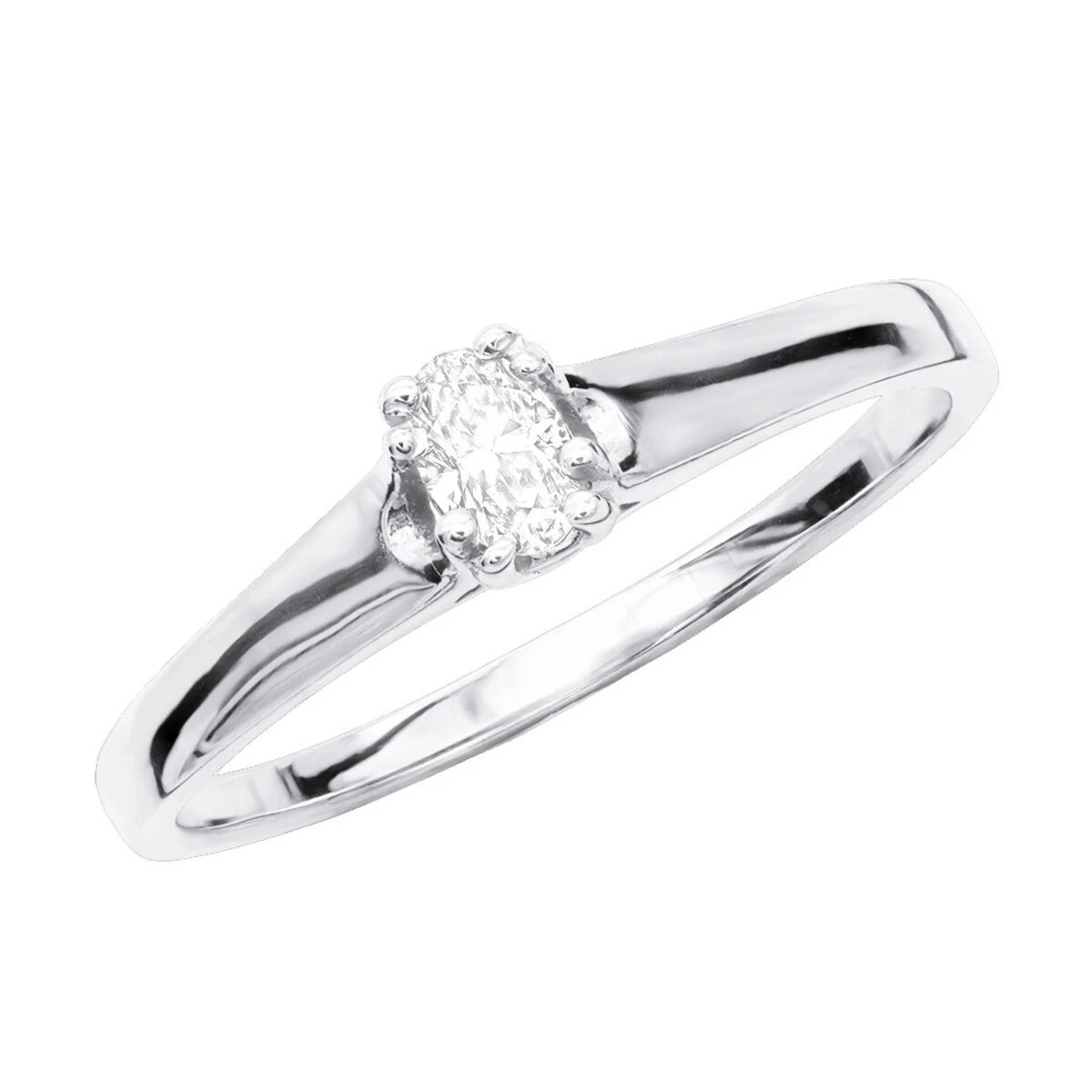 Affordable 14K Rose Gold Solitaire Engagement Ring 0.25ct 3.1mm 5 Affordable 14K Rose Gold Solitaire Engagement Ring 0.25ct 3.1mm - Image 3