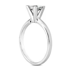 14K White Gold Solitaire Engagement Ring 0.30ct 2.2mm 11 14K White Gold Solitaire Engagement Ring 0.30ct 2.2mm -H'Hen Sale Store 14k gold solitaire engagement ring 030ct p 24989 back white 20220426