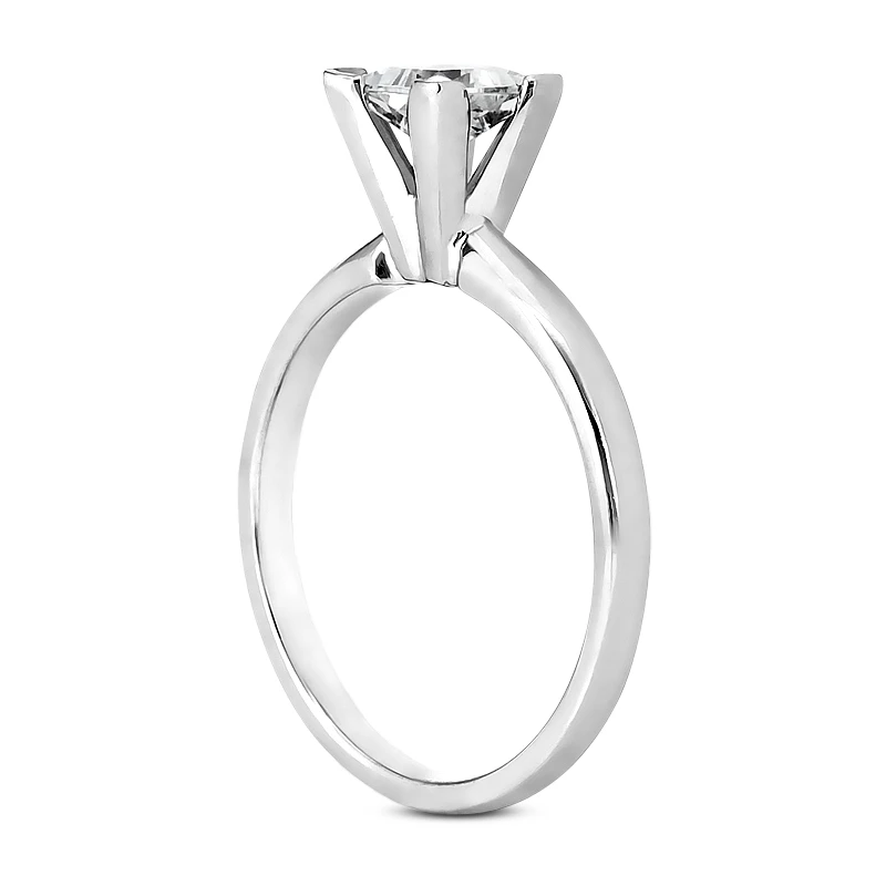 14K White Gold Solitaire Engagement Ring 0.30ct 2.2mm 6 14K White Gold Solitaire Engagement Ring 0.30ct 2.2mm - Image 4