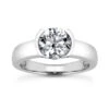 14K White Gold Solitaire Engagement Ring 0.50ct 2.7mm 2 14K White Gold Solitaire Engagement Ring 0.50ct 2.7mm -H'Hen Sale Store 14k gold solitaire engagement ring 050ct p 23137 white 20220426