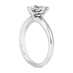 14K White Gold Solitaire Engagement Ring 0.50ct 2.2mm -H'Hen Sale Store 14k gold solitaire engagement ring 050ct p 25026 back white 20220426