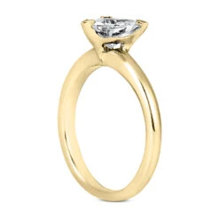 14K White Gold Solitaire Engagement Ring 0.50ct 2.2mm -H'Hen Sale Store 14k gold solitaire engagement ring 050ct p 25026 back yellow 20220426