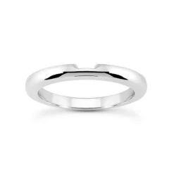 14K White Gold Solitaire Engagement Ring Set 0.50ct Band: 2.6mm, Eng.: 2.8mm -H'Hen Sale Store 14k gold solitaire engagement ring set 050ct p 23086 additional white 2