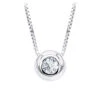 14K White Gold Solitaire Round Diamond Necklace Ladies Pendant With Chain 0.25ct 1 14K White Gold Solitaire Round Diamond Necklace Ladies Pendant With Chain 0.25ct -H'Hen Sale Store 14k gold solitaire round diamond necklace ladies pendant with chain 025ct mainwh