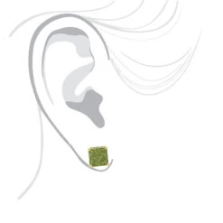 14K Yellow Gold Square Green Diamond Stud Earrings 1.3ct By Luxurman 12 14K Yellow Gold Square Green Diamond Stud Earrings 1.3ct By Luxurman -H'Hen Sale Store 14k gold square green diamond stud earrings 13ct by luxurman bodye