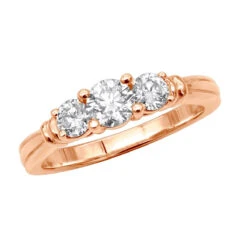 14K Yellow Gold Three Stone Diamond Engagement Ring 1.25ct 3/16 In (5mm) 10 14K Yellow Gold Three Stone Diamond Engagement Ring 1.25ct 3/16 In (5mm) -H'Hen Sale Store 14k gold three stone diamond engagement ring 125ct p 5838 ro