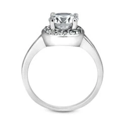 14K White Gold Unique Diamond Engagement Ring 0.62ct 2.20mm -H'Hen Sale Store 14k gold unique diamond engagement ring 062ct p 23917 additional white