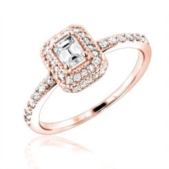 14K White Gold Unique Diamond Engagement Ring 0.75ct -H'Hen Sale Store 14k gold unique diamond engagement ring 075ct p 23664 ro